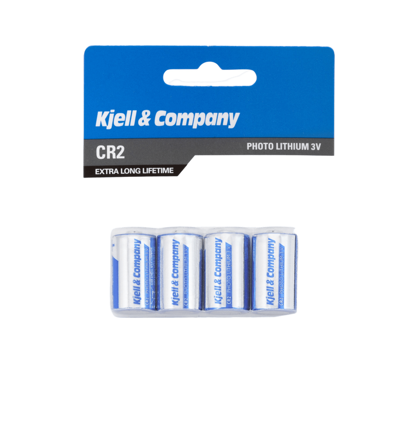 Kjell & Company CR2 Litiumbatteri 4-pack