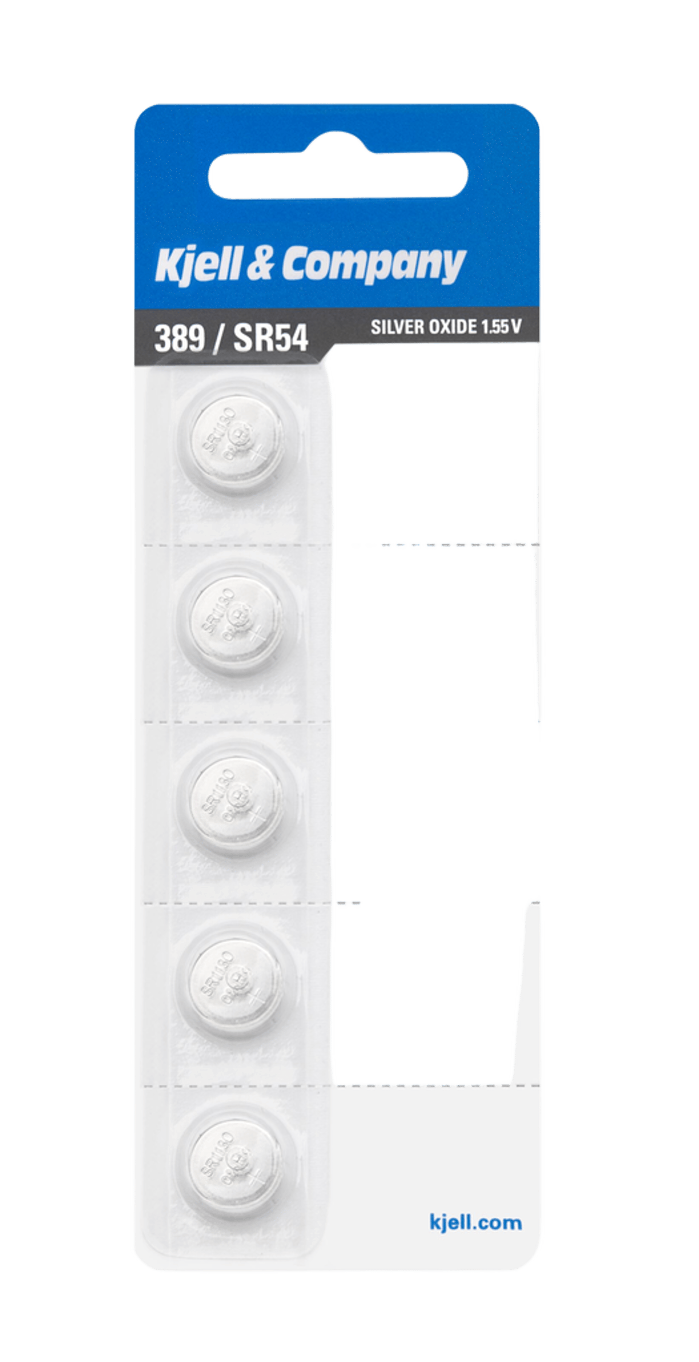 Kjell & Company Knappcellsbatteri SR54 (389) 5-pack