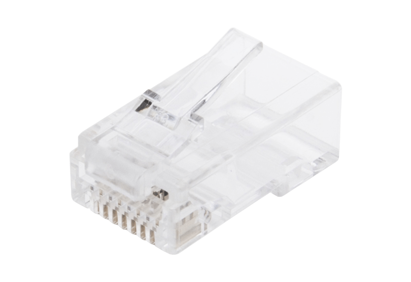 Luxorparts RJ45-kontakt for rund Cat. 6 UTP-kabel, 20-pk.