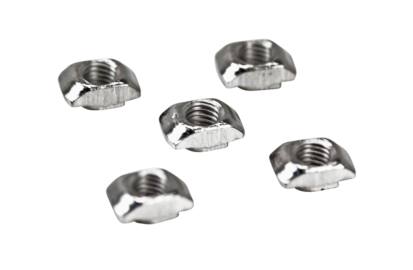 Ratrig Räfflade T-muttrar M5 25-pack