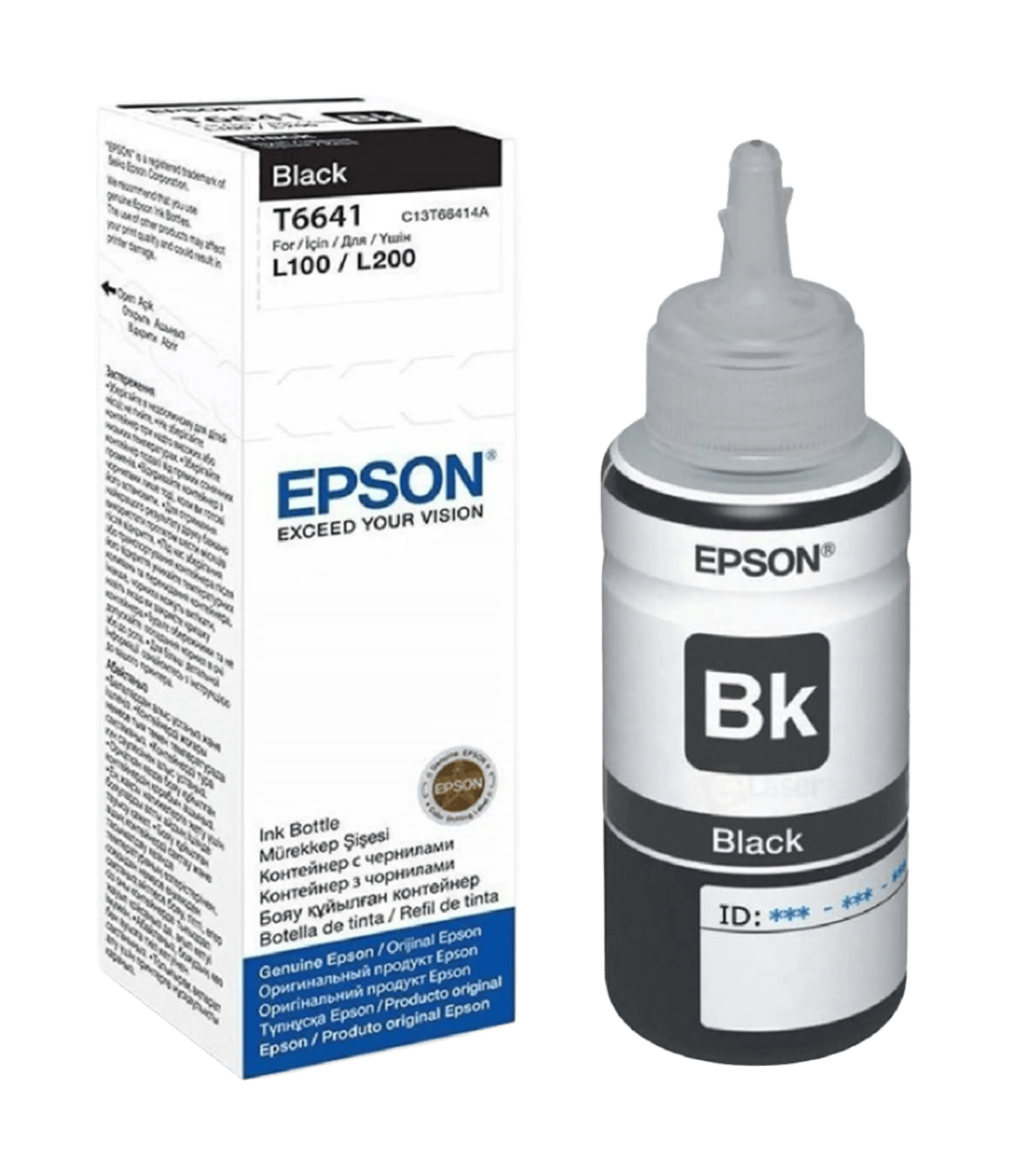 Epson T6641 Bläckpatron Svart