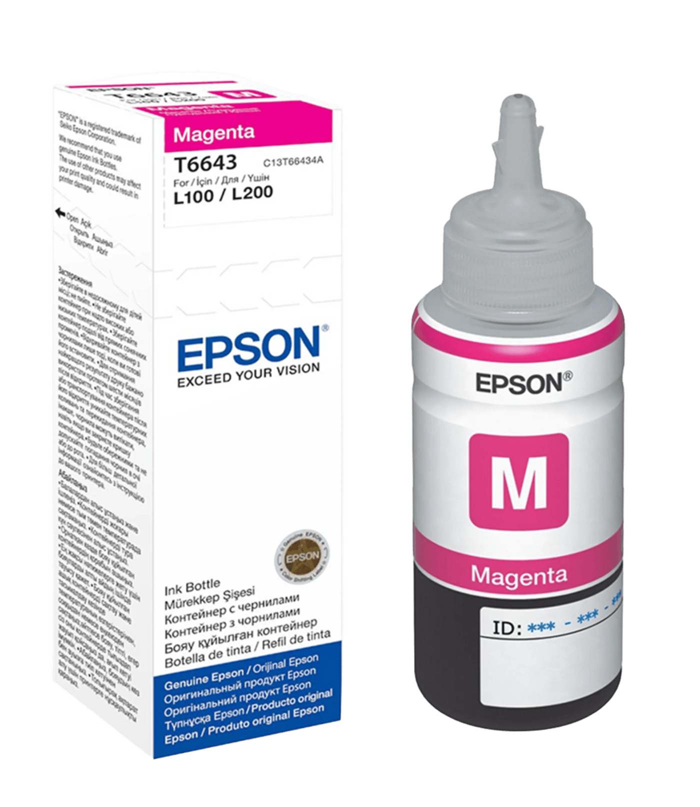 Epson T6643 Bläckpatron Magenta