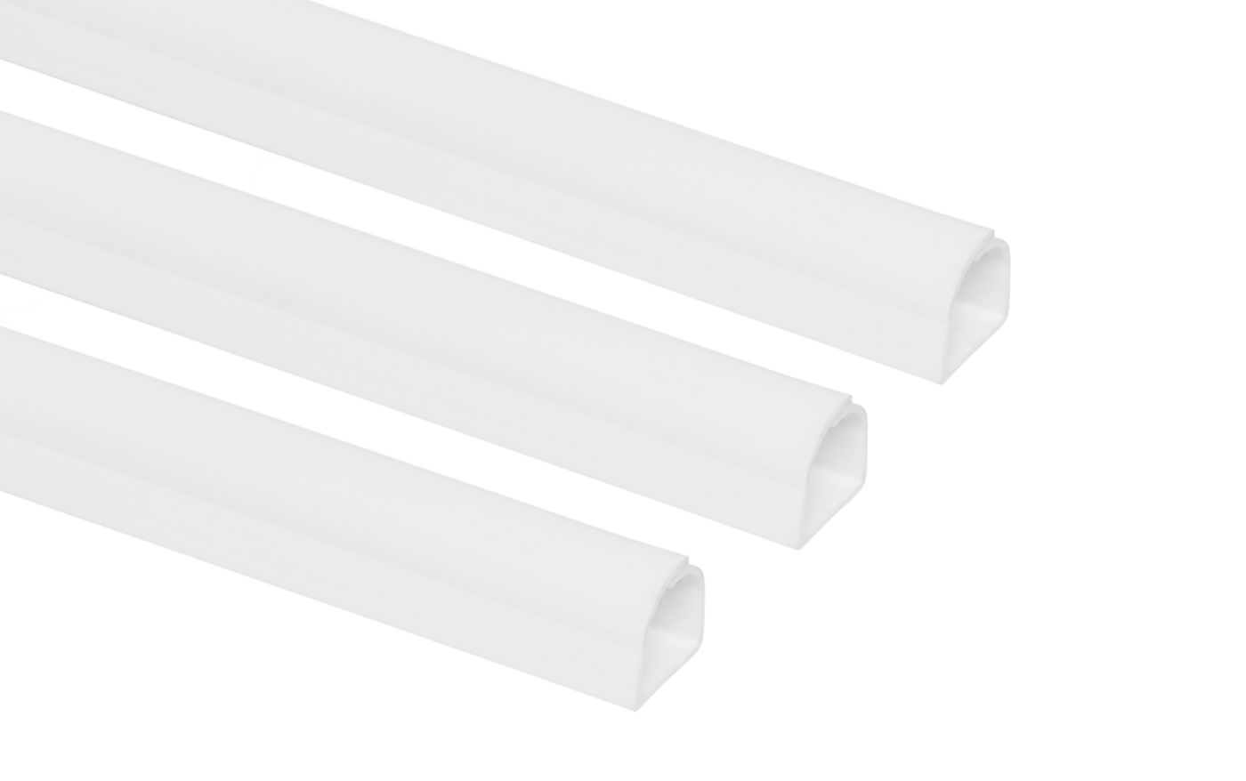 Kabelkanal Vit 8x7 mm 1 m 3-pack