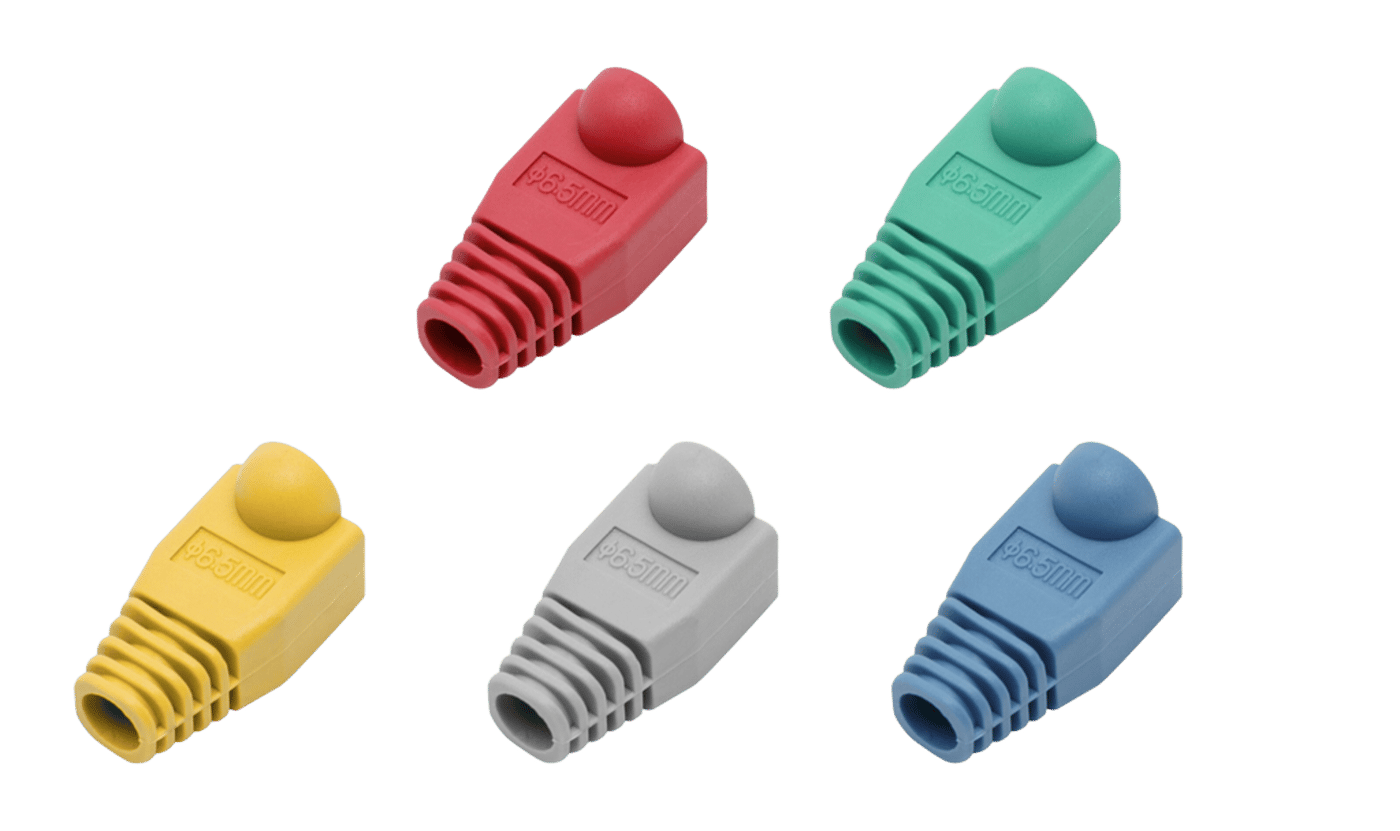 Luxorparts Bøyebeskyttelse for RJ45-nettverkskontakt, 20-pk.