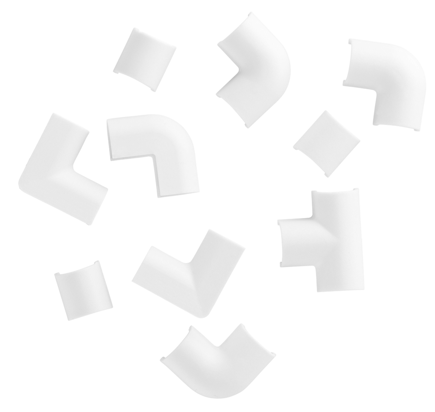 Skarvpaket till kabelkanal 8x7 mm 10-pack