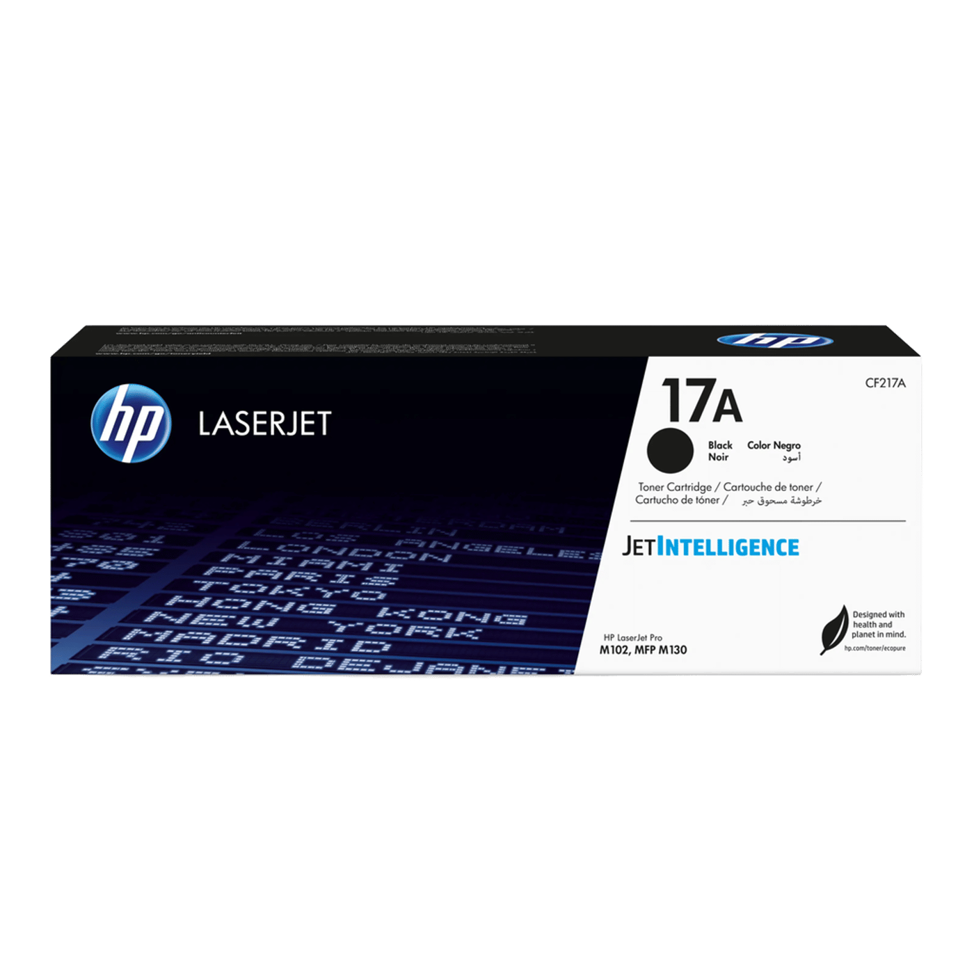 HP Toner 17A Svart