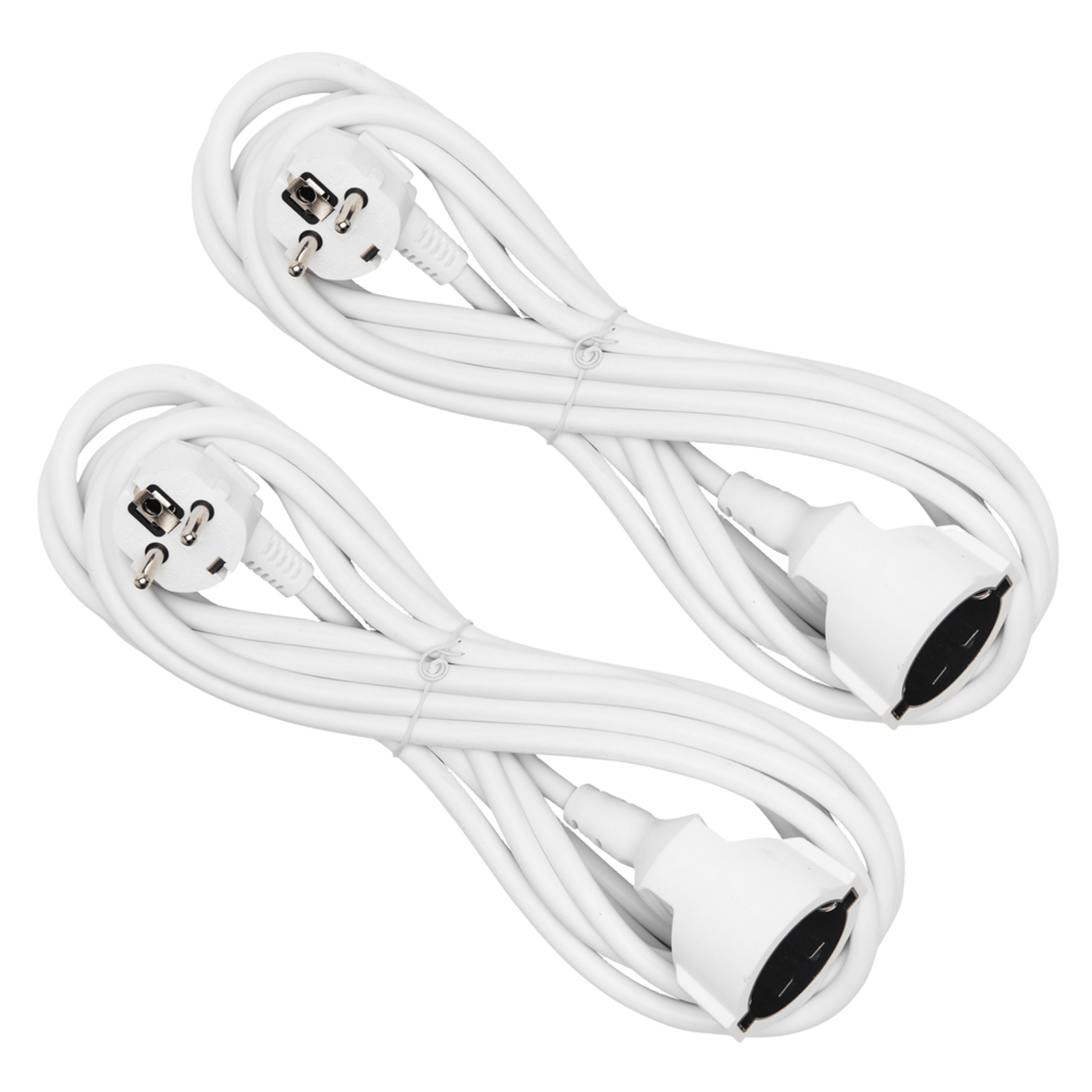 Luxorparts Förlängningskabel Jordad 5 m 2-pack