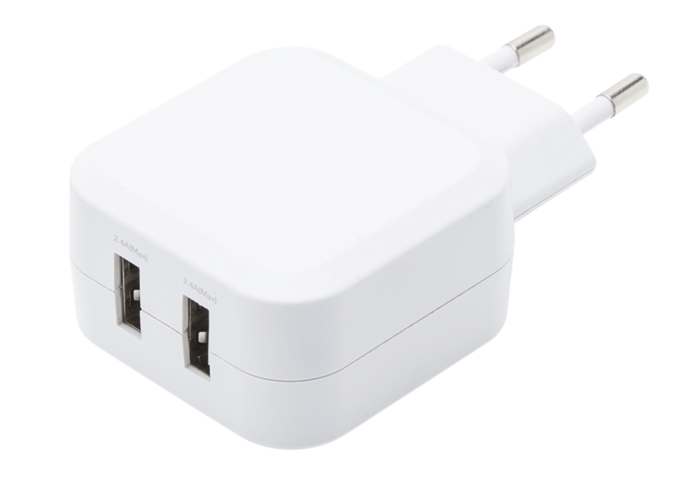Linocell 4,8 A USB-laddare med två portar