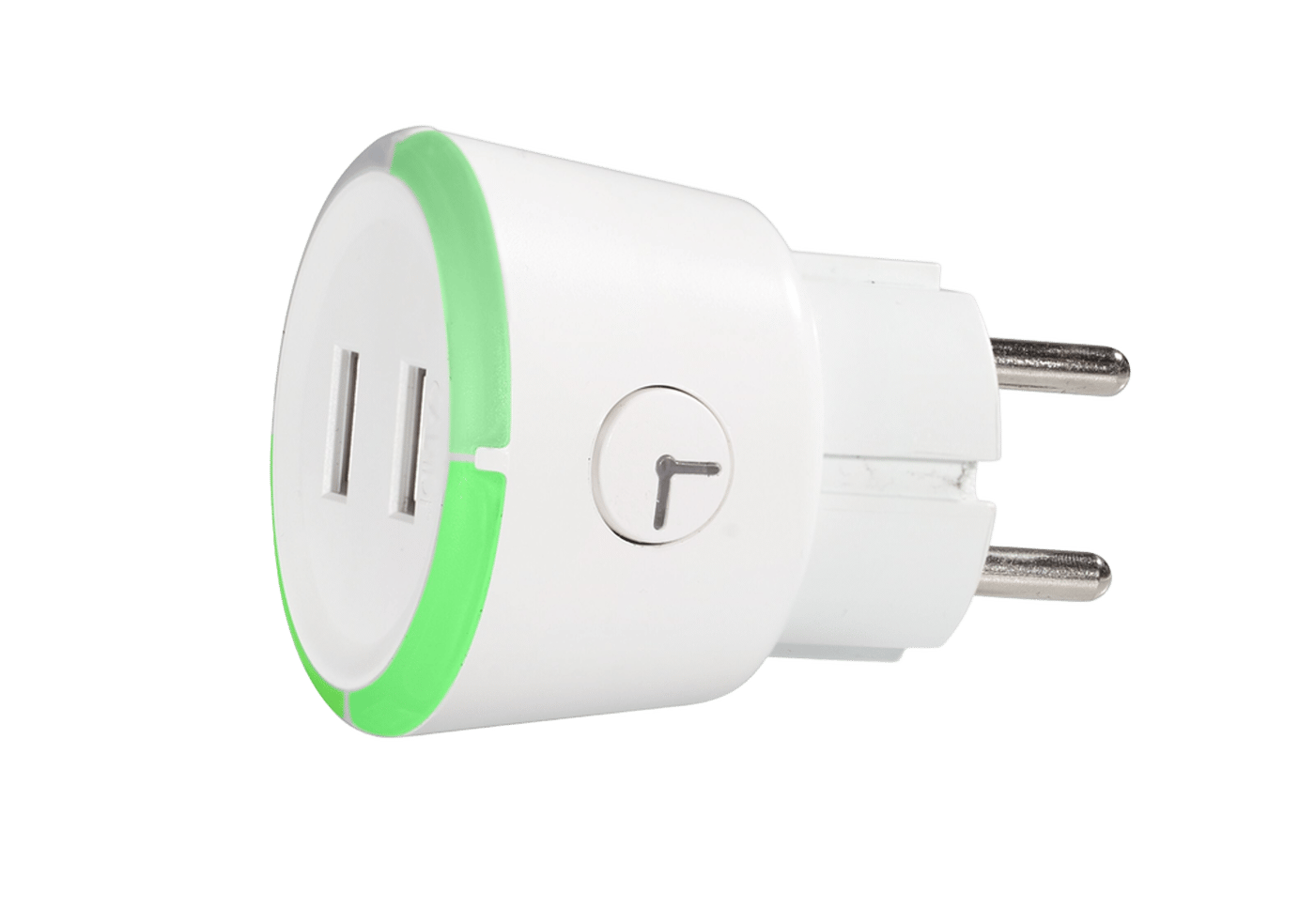 Capidi USB-säkerhetstimer med två portar 3,4 A Vit