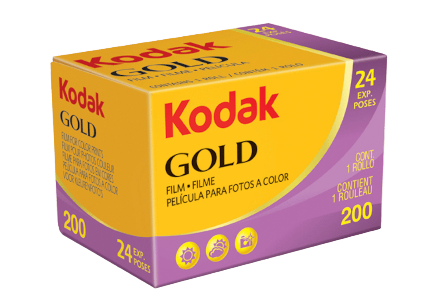Kodak Gold 135-film 24 bilder färg ISO 200