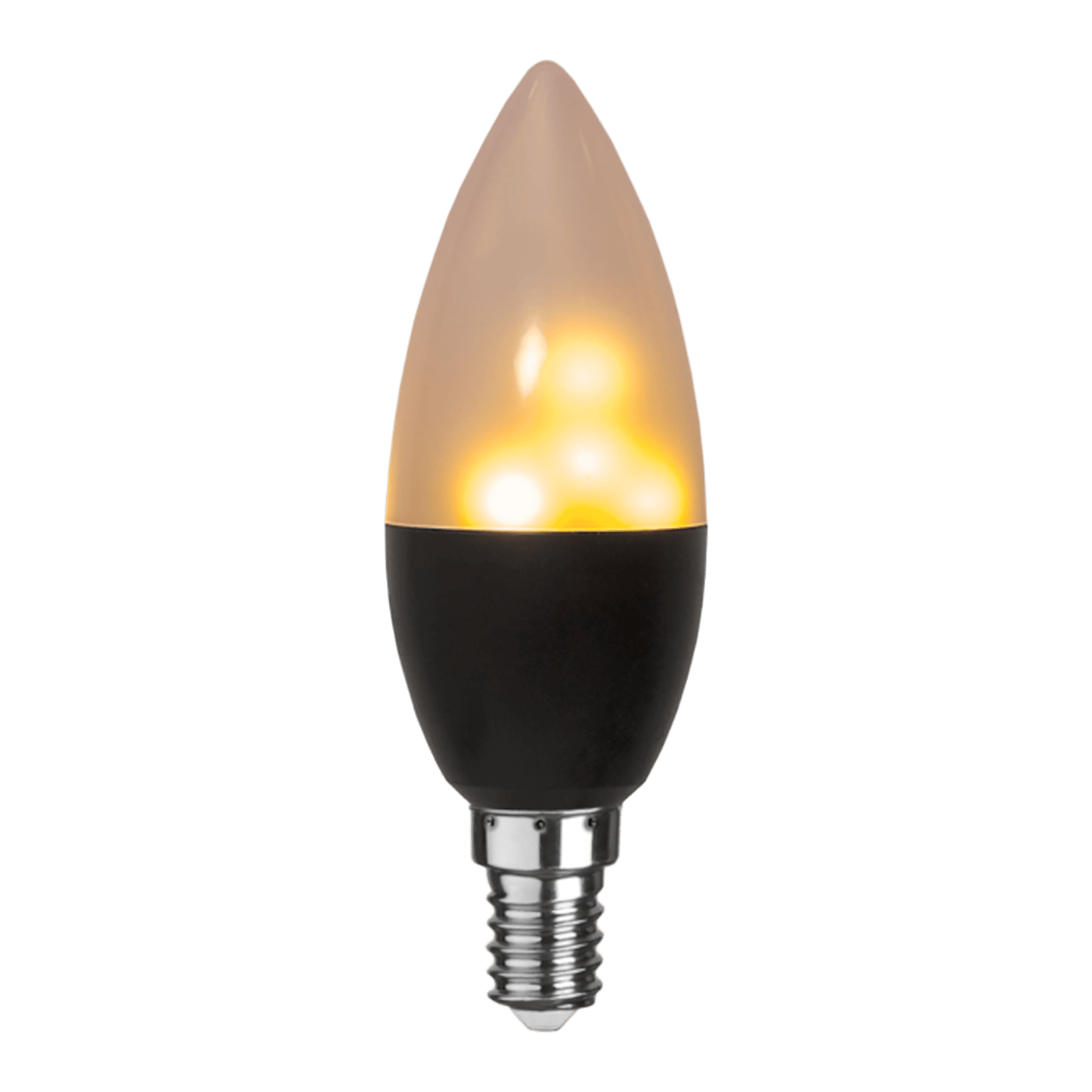 LED-lampa med flammande sken E14 18 lm