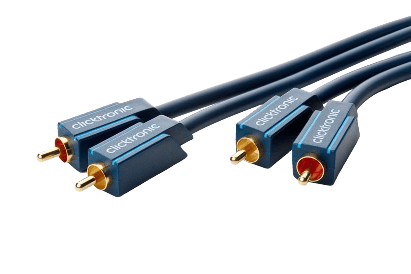 Clicktronic Stereo-ljudkabel 2x RCA 10 m