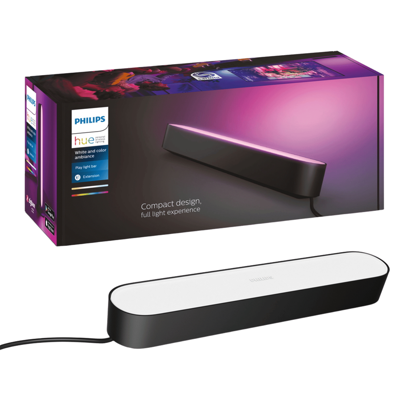 Philips Hue Play Bords- och vägglampa Svart
