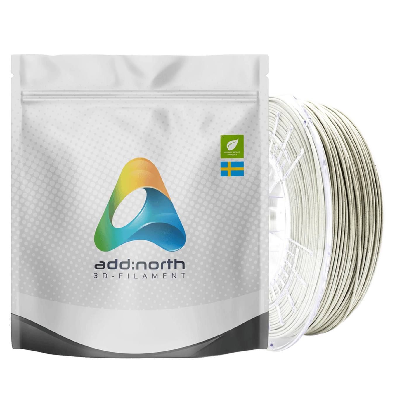 Addnorth E-PLA-filament för 3D-skrivare 1,75 mm Marble