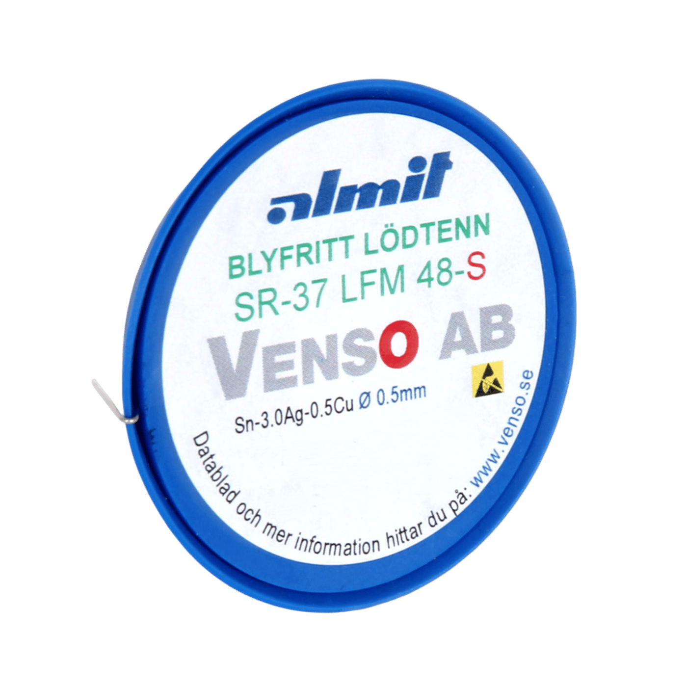 Almit Blyfritt lödtenn 0,5 mm 15 g