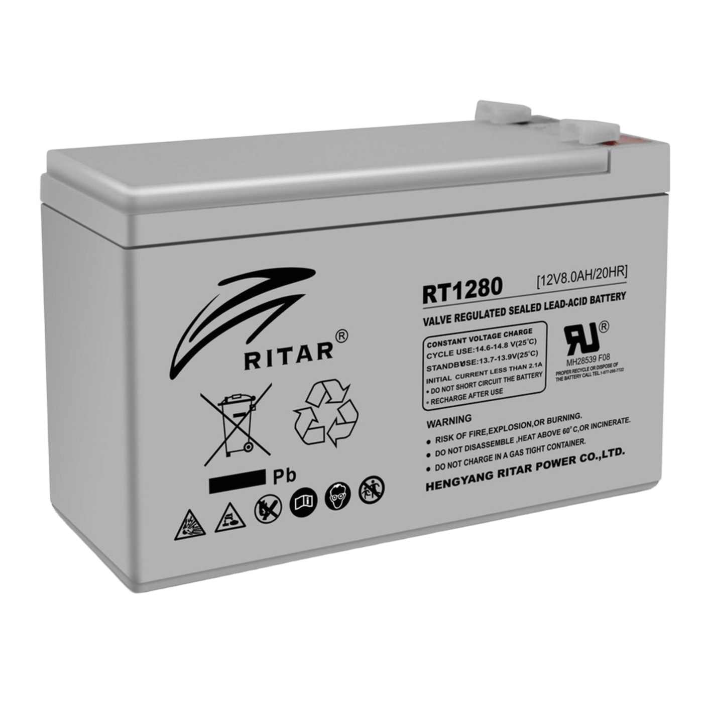 Ritar Blyackumulator 12 V 8 Ah