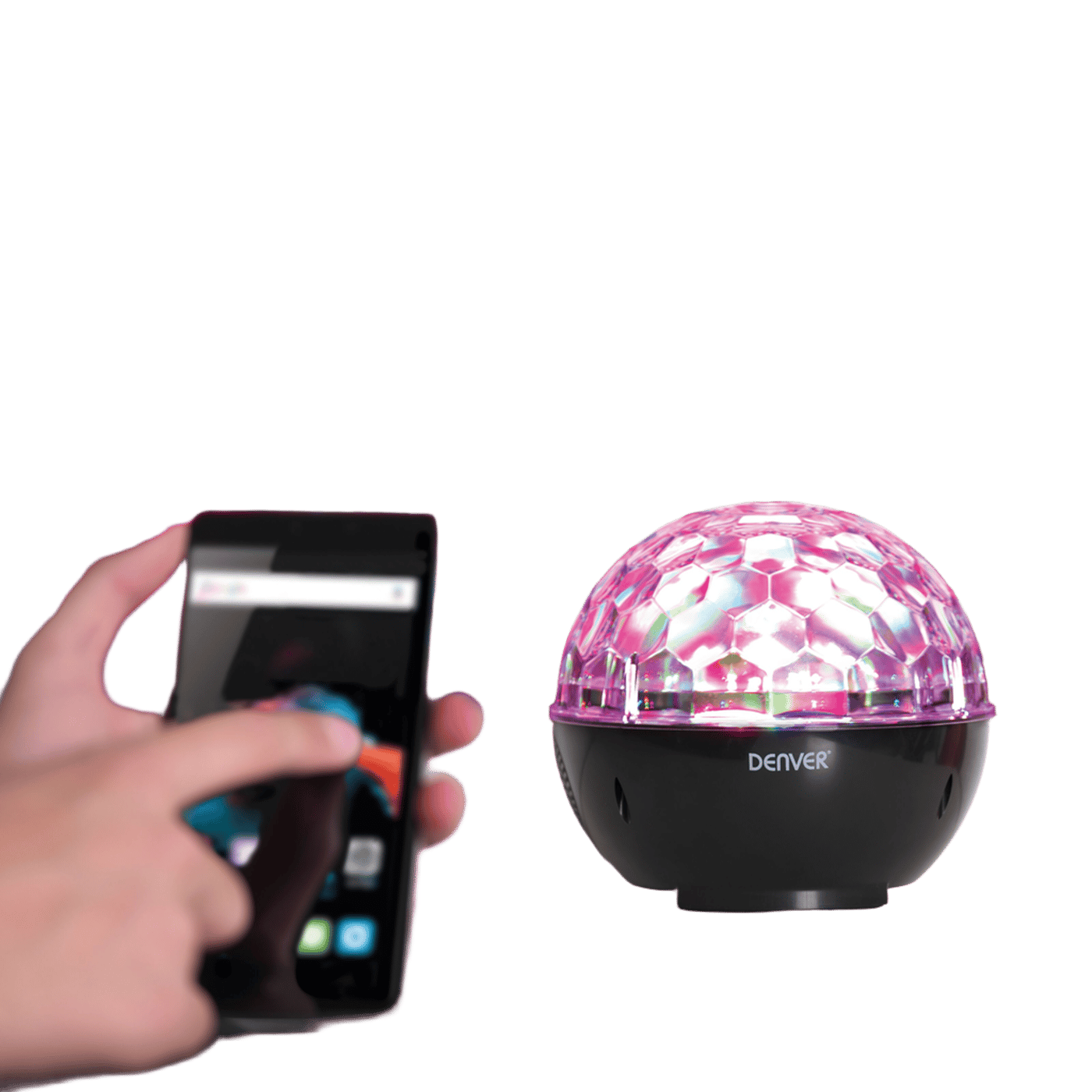 Denver Bluetooth-högtalare med discobelysning