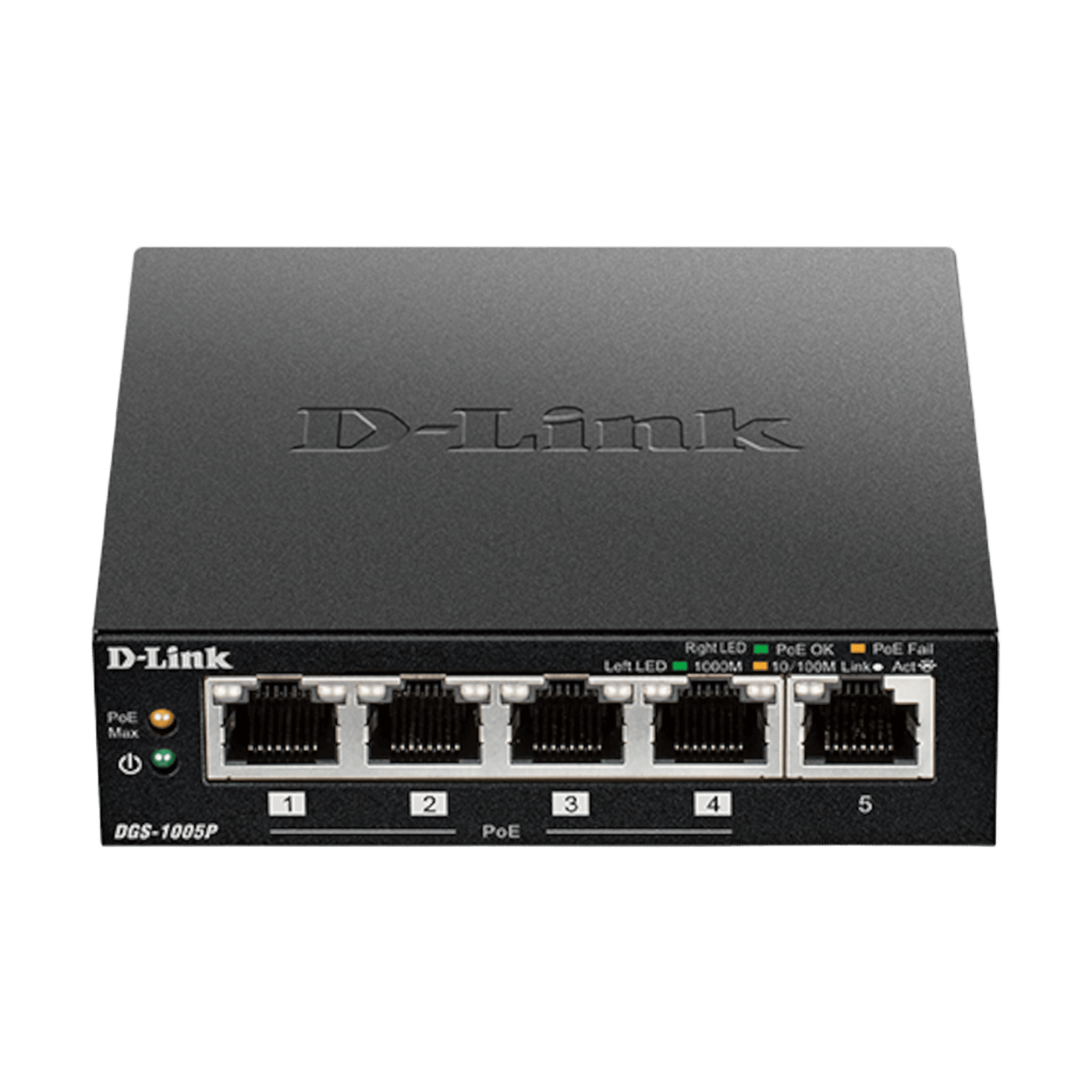 D-Link DGS-1005 POE+-gigabitswitch 5 porter