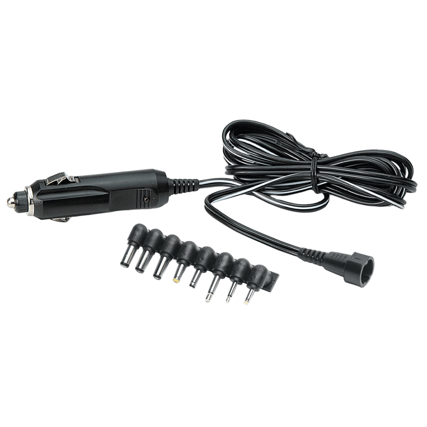 Luxorparts 12 V-adapter med 8 DC-pluggar 24W