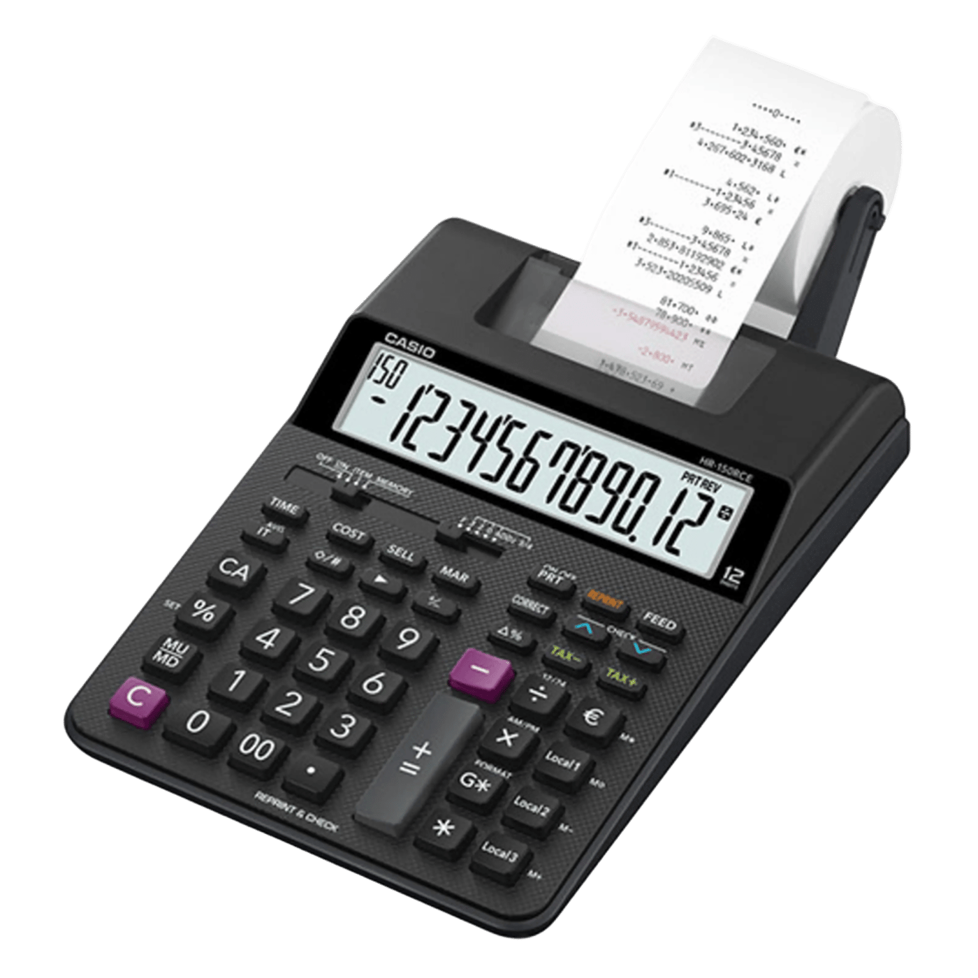 Casio HR-150RCE Remsräknare