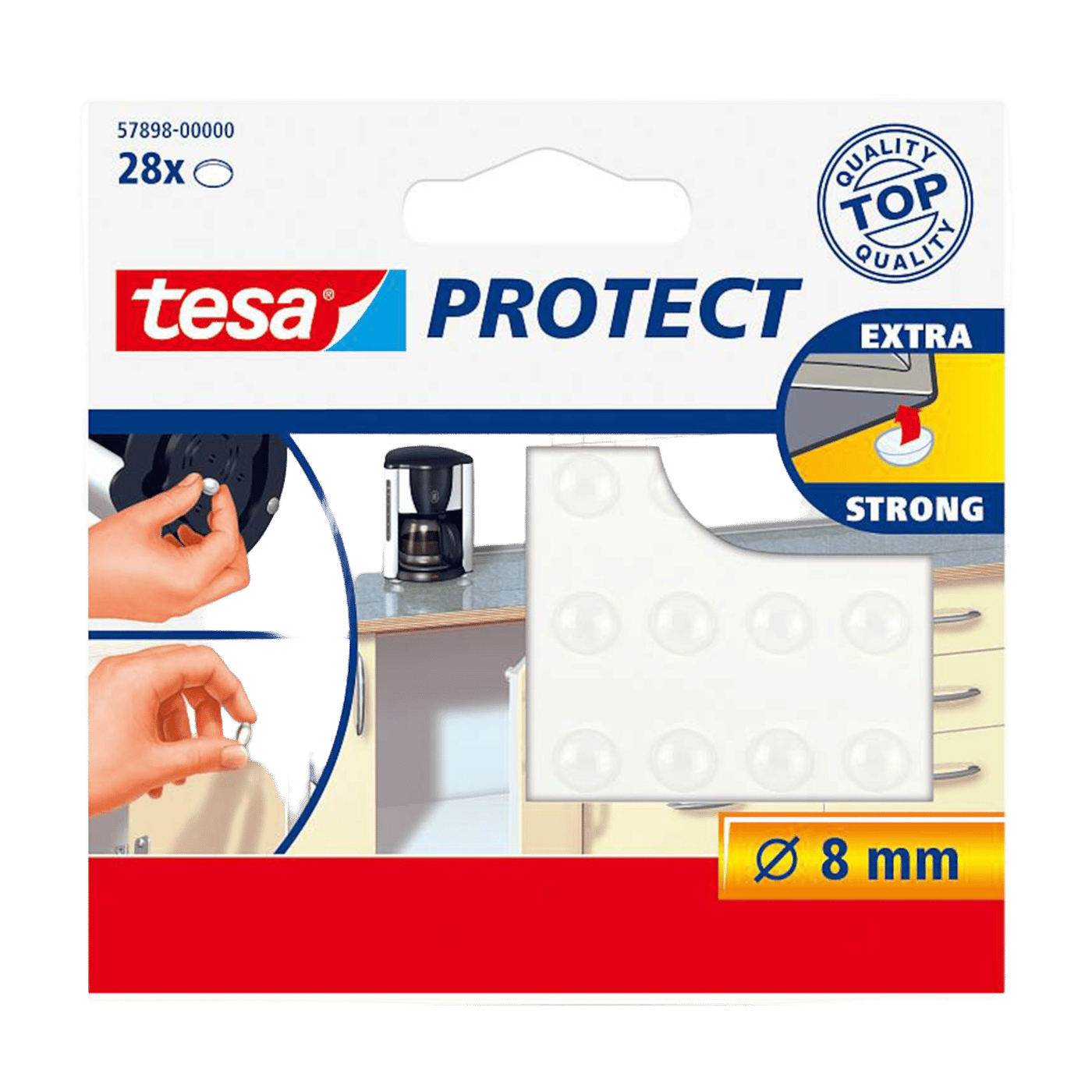 Tesa Lyddempende antiskli-knotter 28-pk.