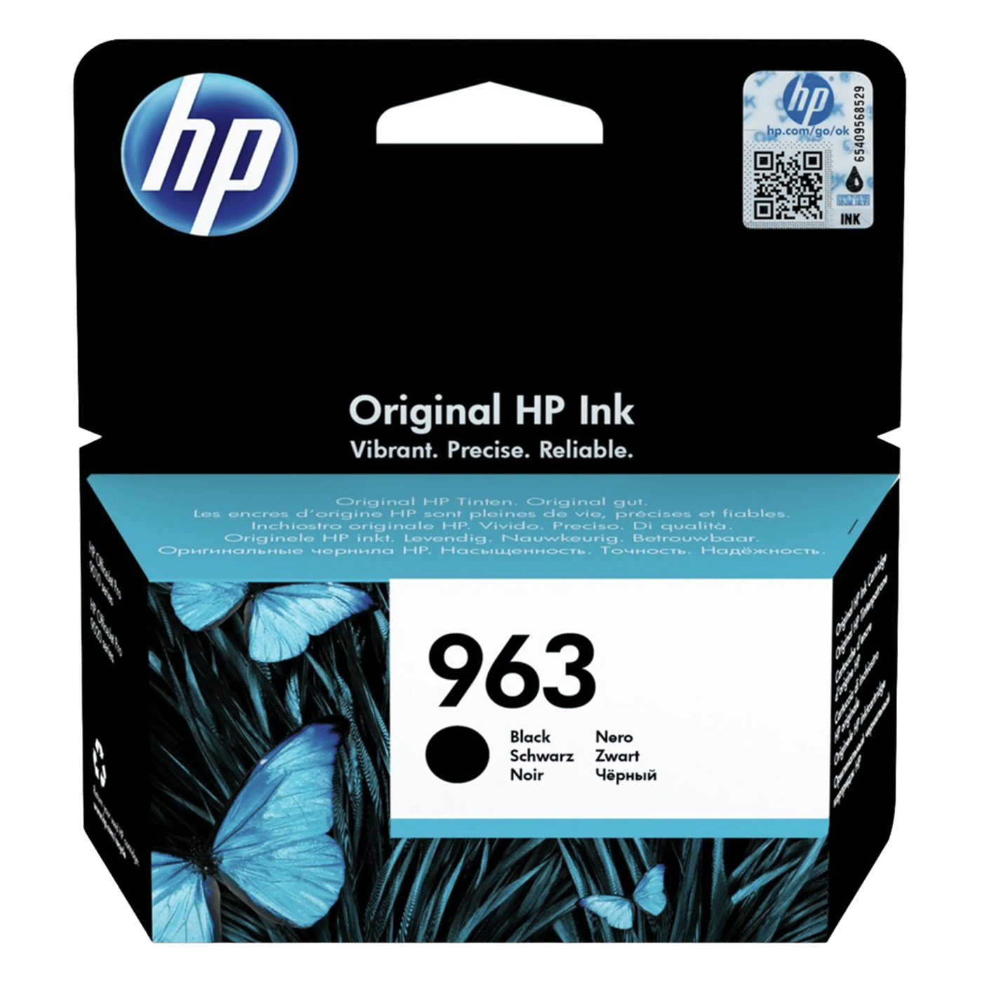 HP 963 Bläckpatron Svart