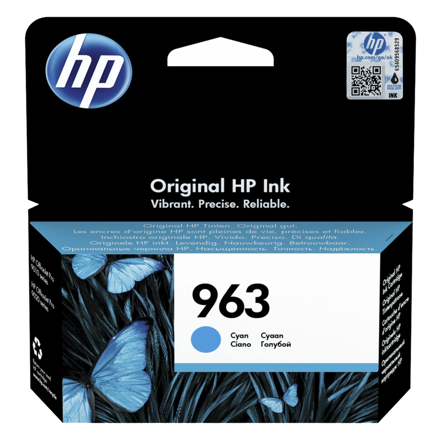 HP 963 Bläckpatron Cyan