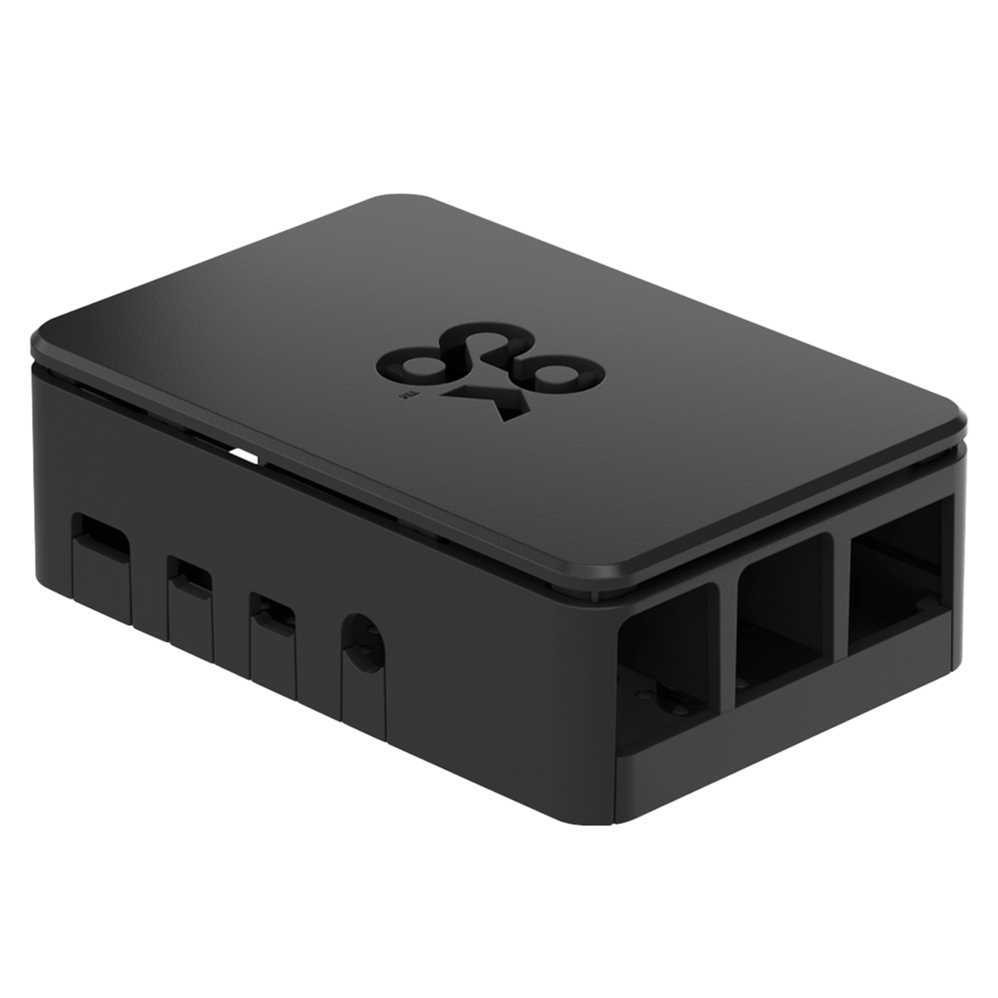 Kabinett for Raspberry Pi 4 Model B Svart