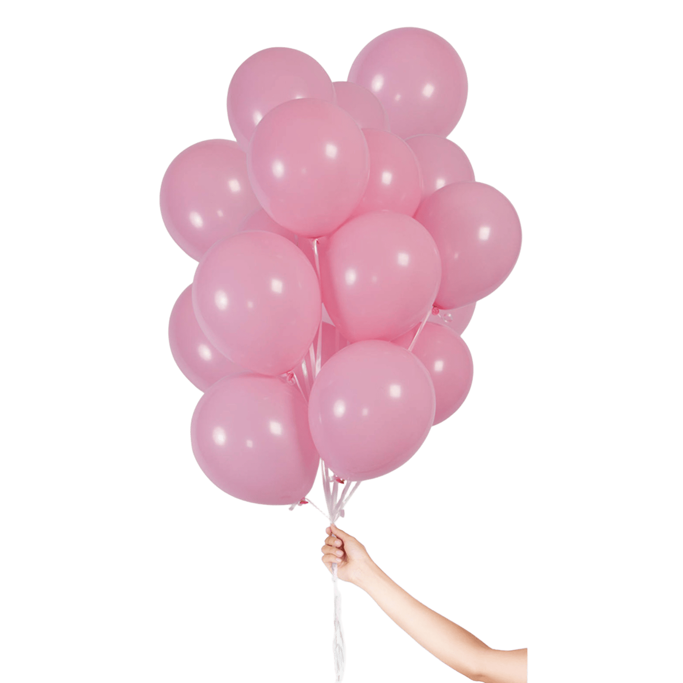 Ballonger 30-pk. Lysrosa
