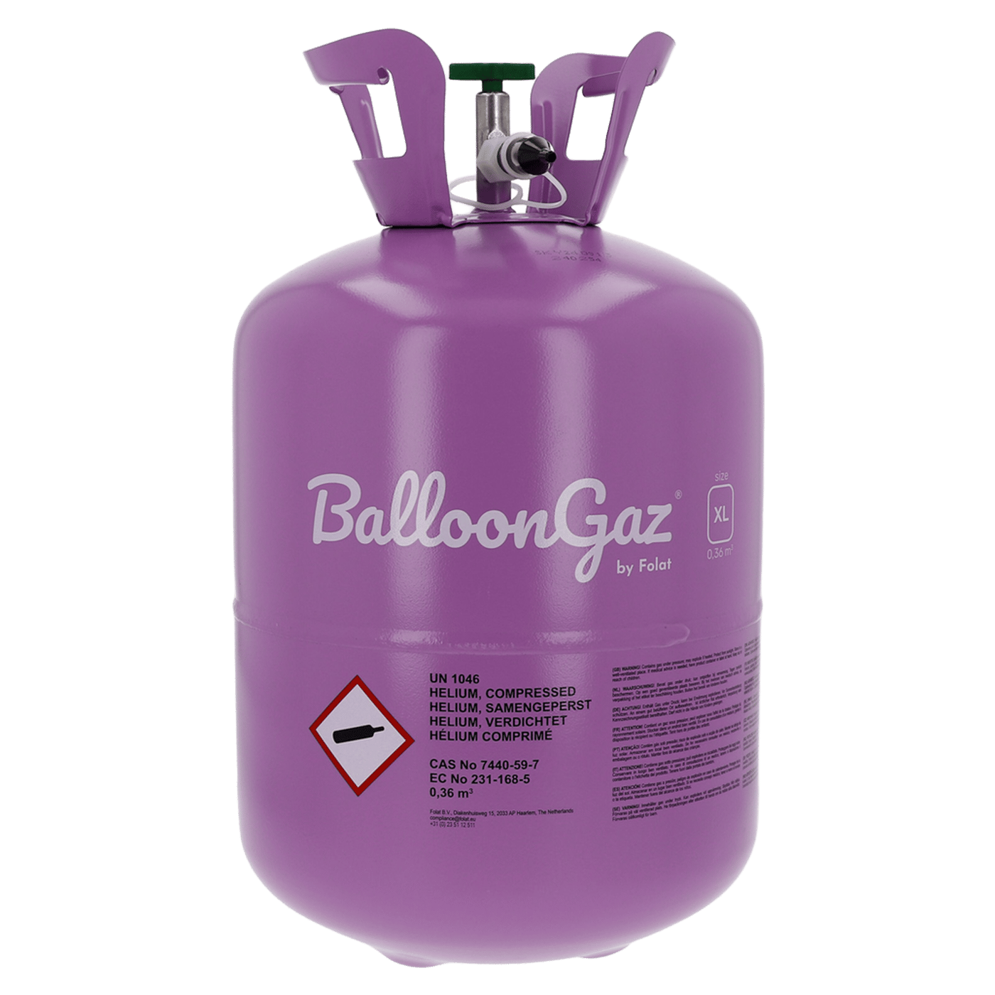 Heliumtank XL (ca 50 ballonger)