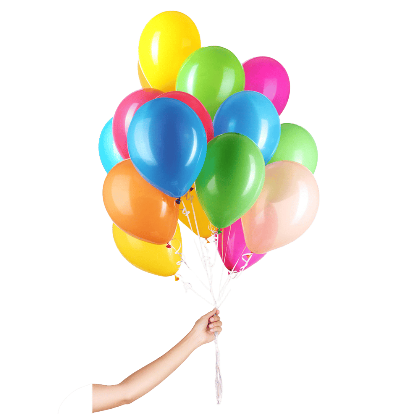 Ballonger i mixade färger 50-pack