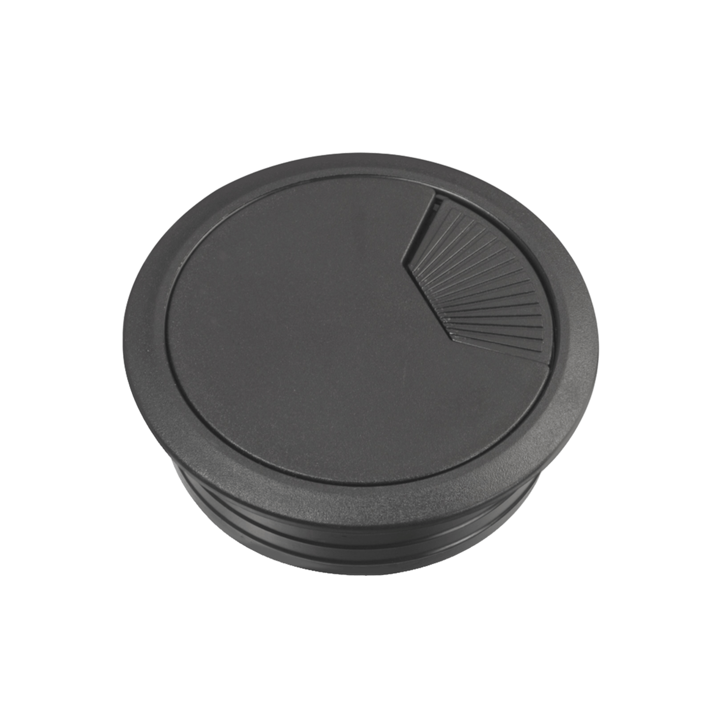 Schneider Electric Kabelgenomföring för bord 60 mm Svart 2-pack