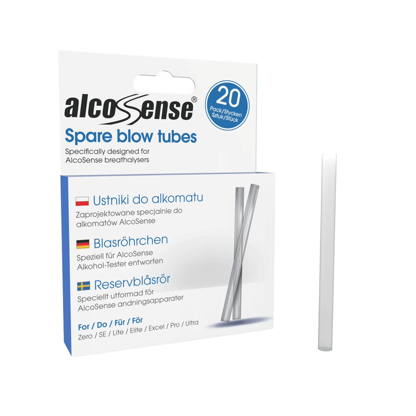 Alcosense Munnstykker 20-pk.