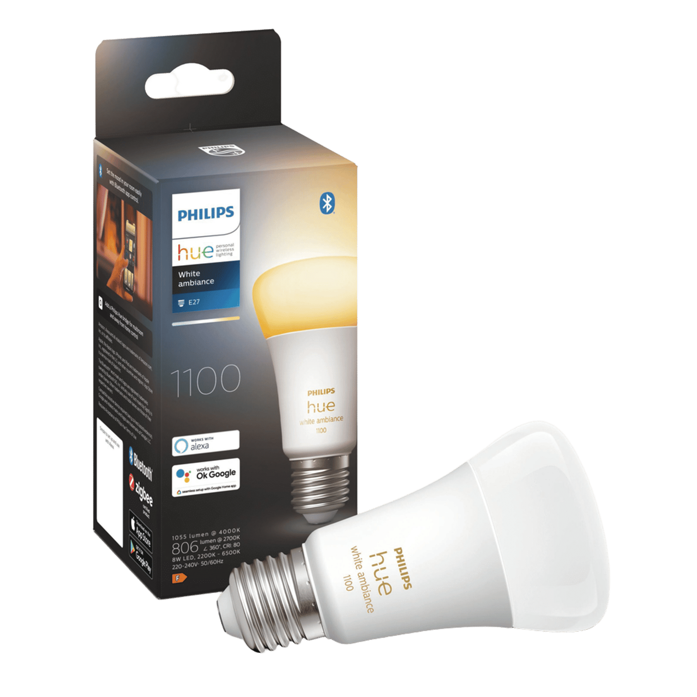 Philips Hue Ambiance Smart LED-lampa E27 1100 lm