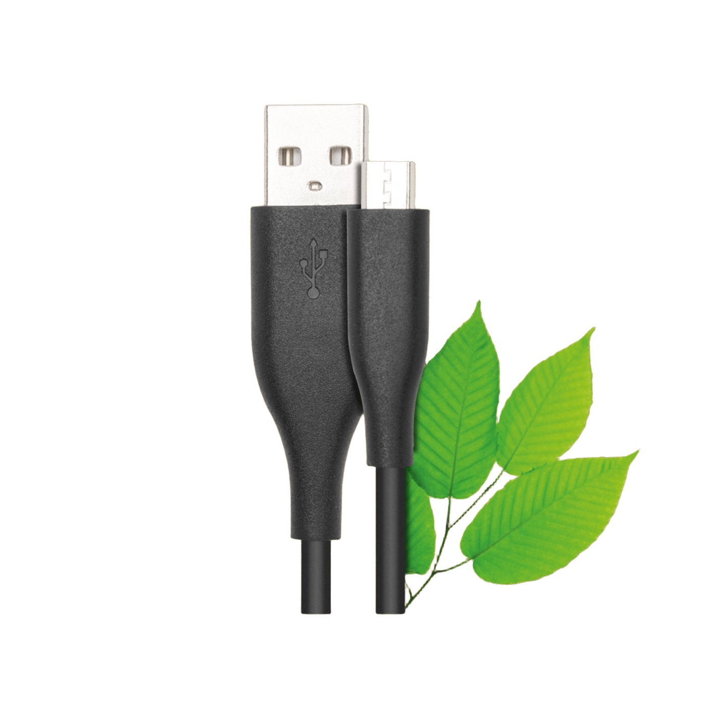 Linocell USB-A til Micro-USB-kabel av gjenvunnet plast