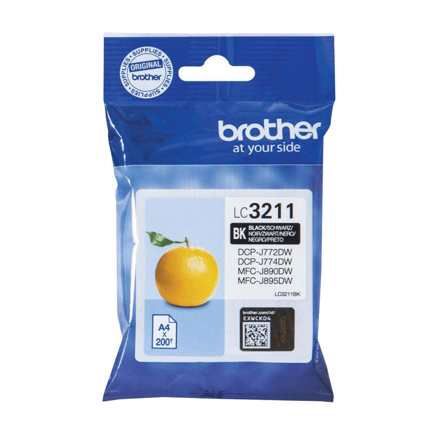 Brother LC3211BK Bläckpatron Svart