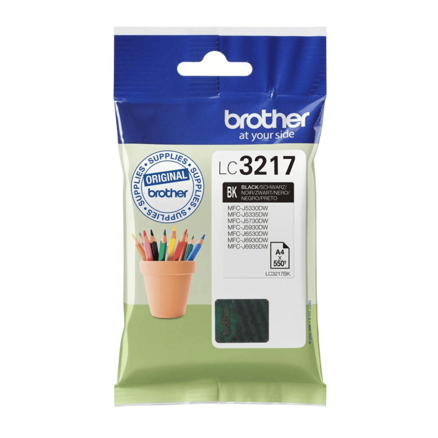 Brother LC3217BK Bläckpatron Svart