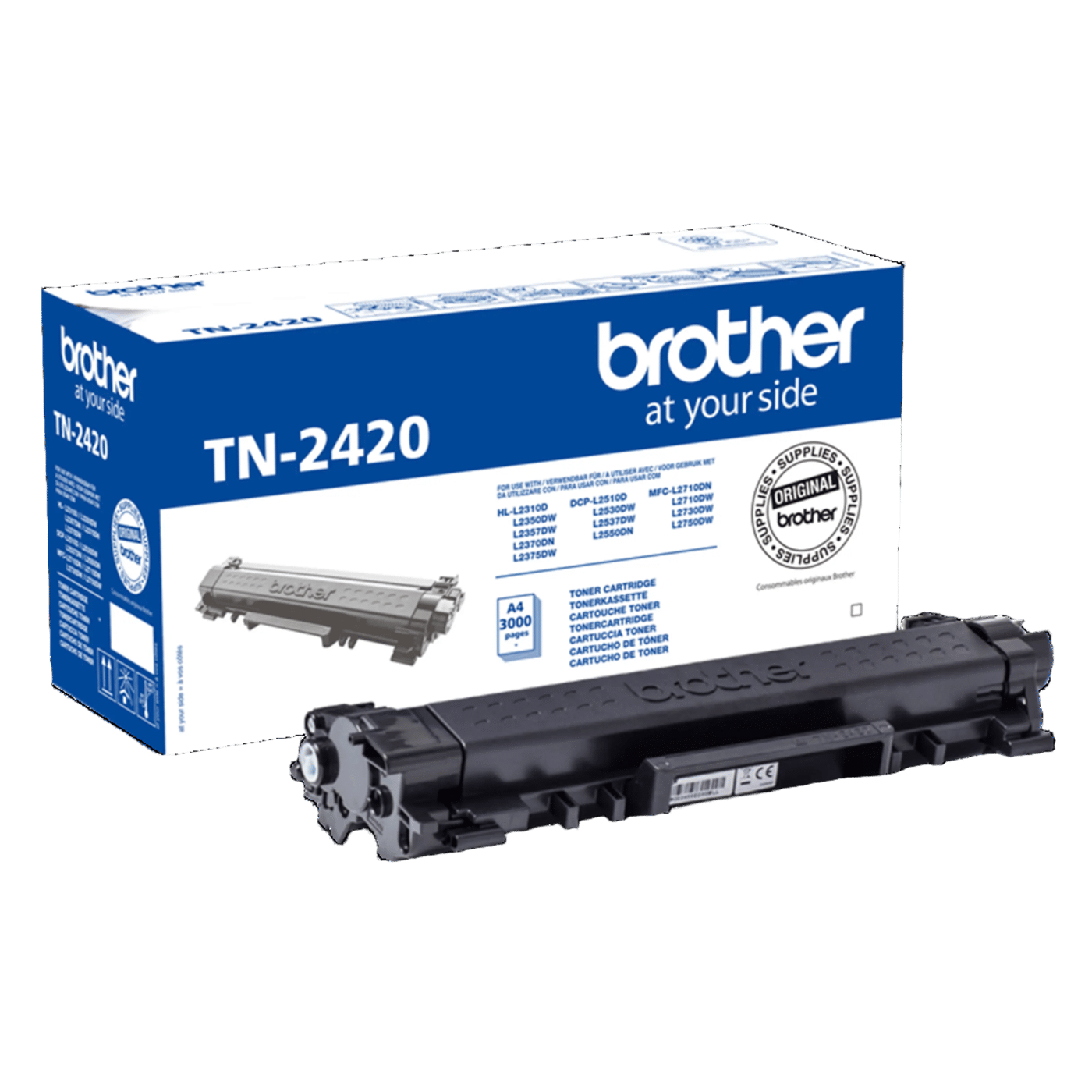 Brother Toner TN-2420 Svart
