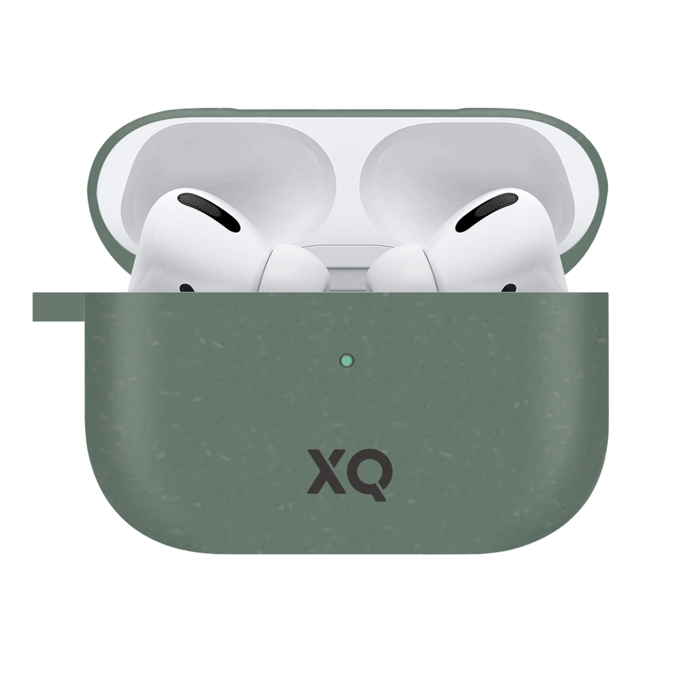 Xqisit Komposterbart etui for Airpods Pro (Gen 1, 2019) Grønn