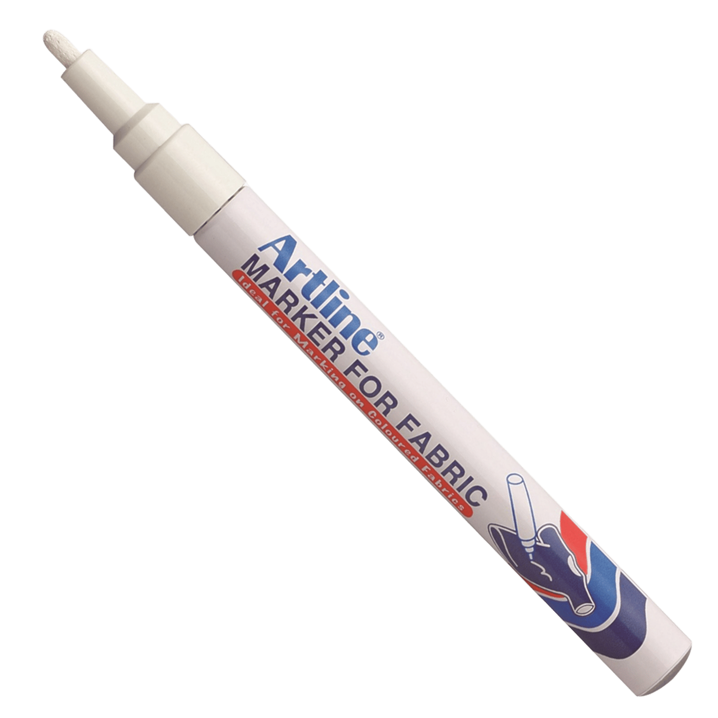 Artline Tekstilpenn Artline EKC-1 Fabric - hvit