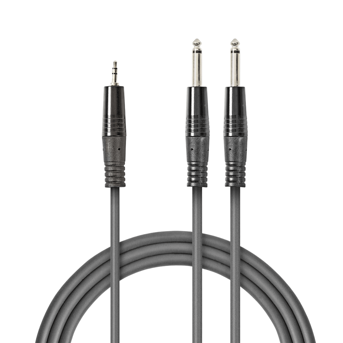 Adapterkabel 2x 6,3 mm til 3,5 mm - Stereo 1,5 m