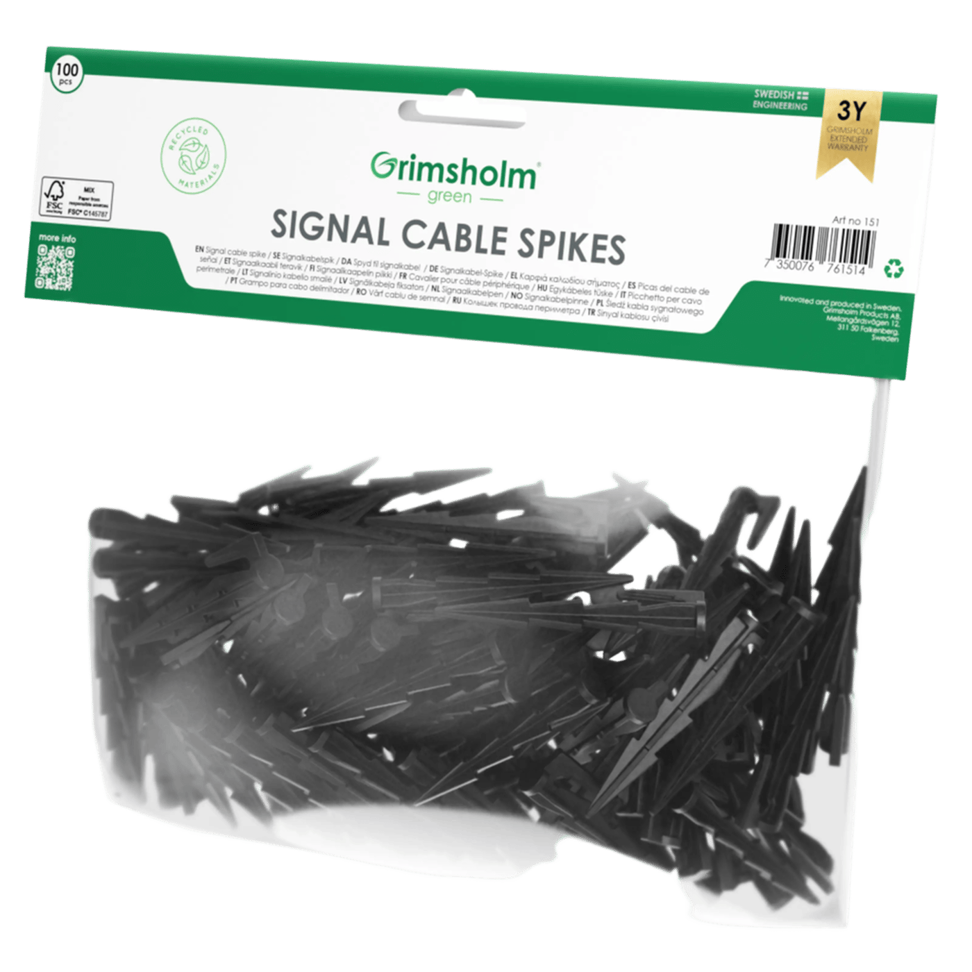 Grimsholm Signalkabelholder 100-pk.