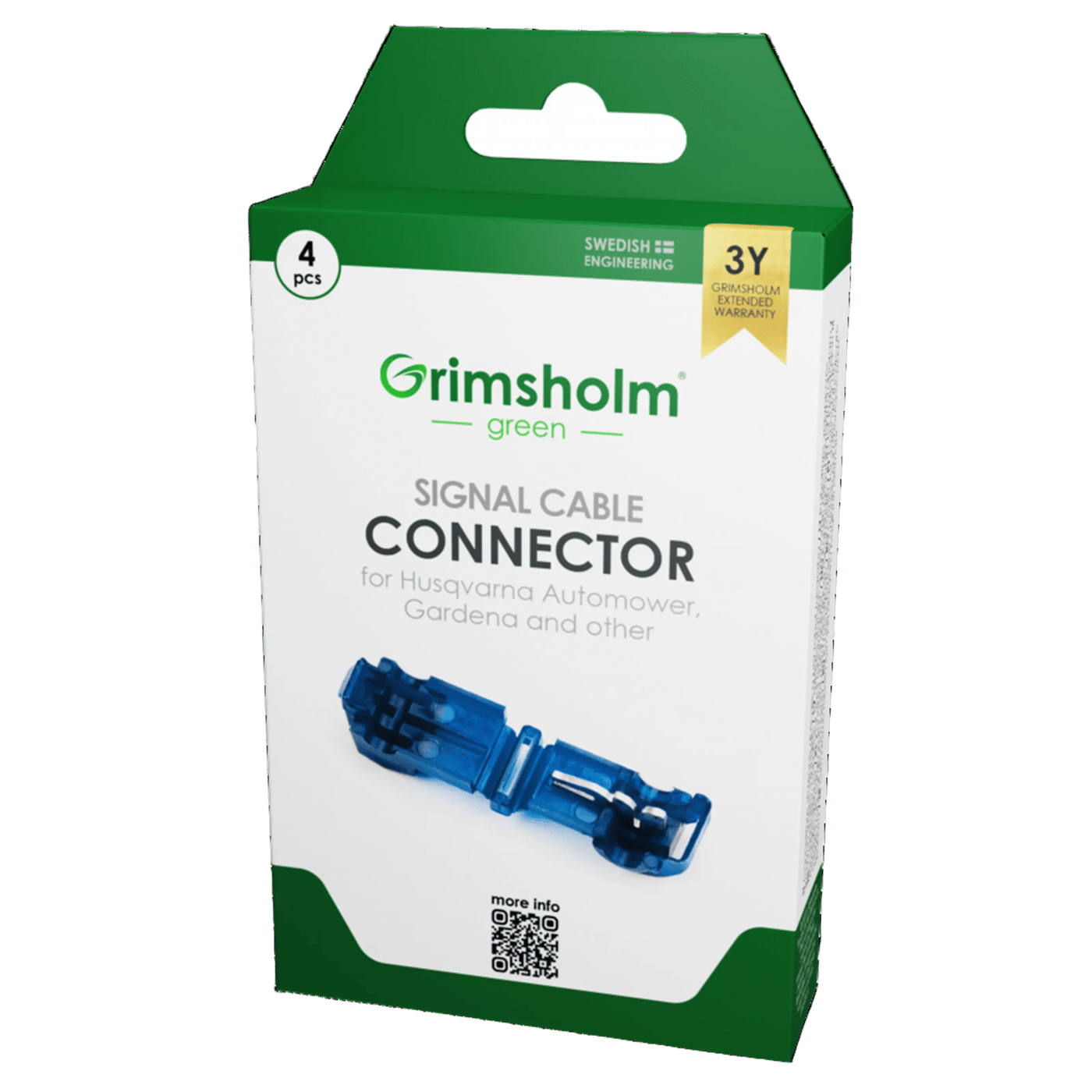 Grimsholm Anslutningskontakt laddstation 4-pack
