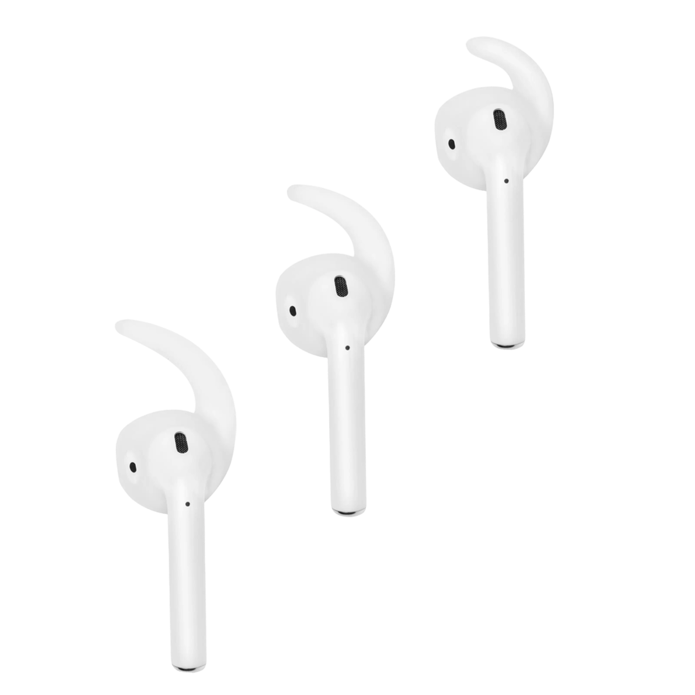 Roxcore Hörlurskrokar för AirPods (Gen 1 & 2, 2017/2019) 3-pack