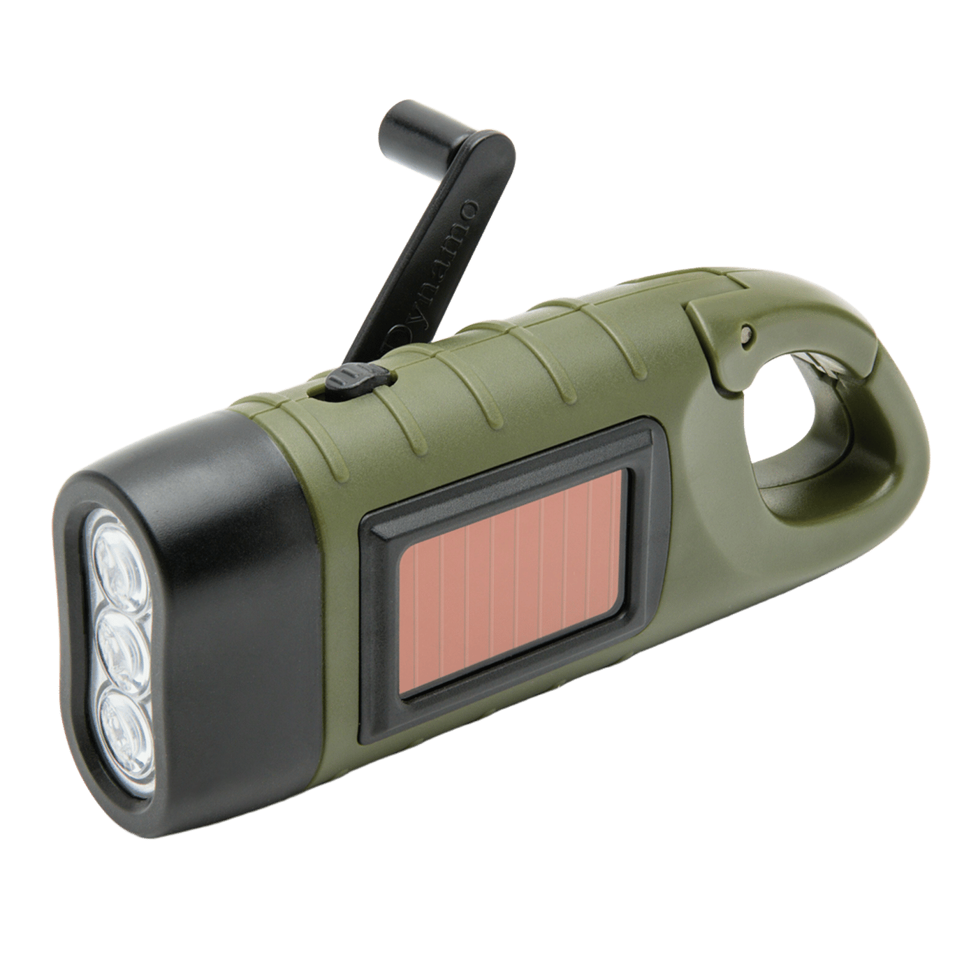 Ledsavers Dynamo- och solcellsficklampa