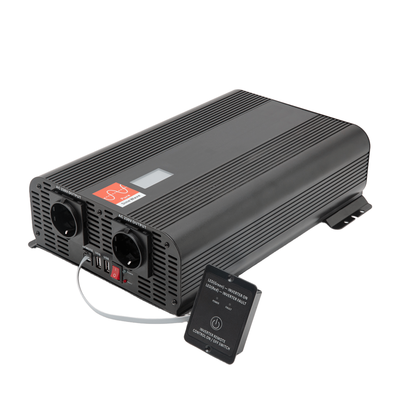 Luxorparts Vekselretter med ren sinuskurve 2000 W