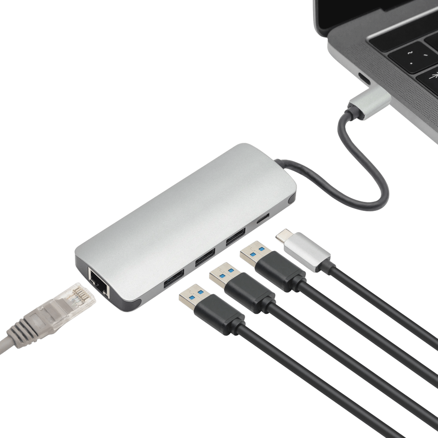 Plexgear USB-C-multiadapter