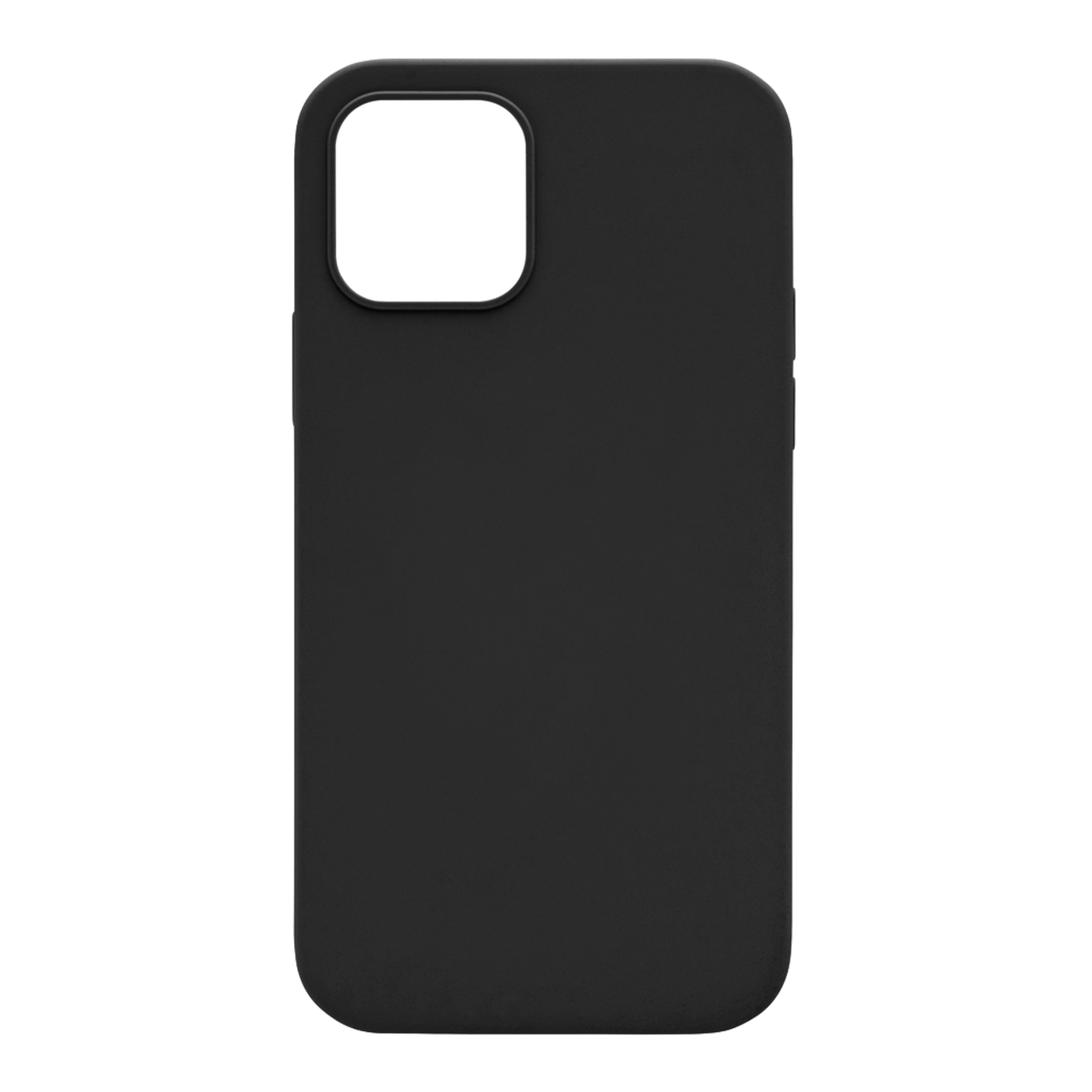 Linocell Rubber Case iPhone 12 og 12 Pro Svart