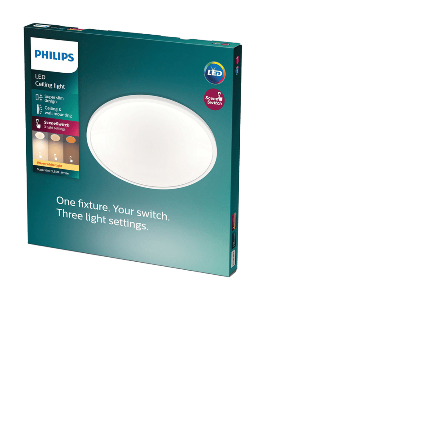 Philips Mauve Sceneswitch LED-plafond 1500 lm