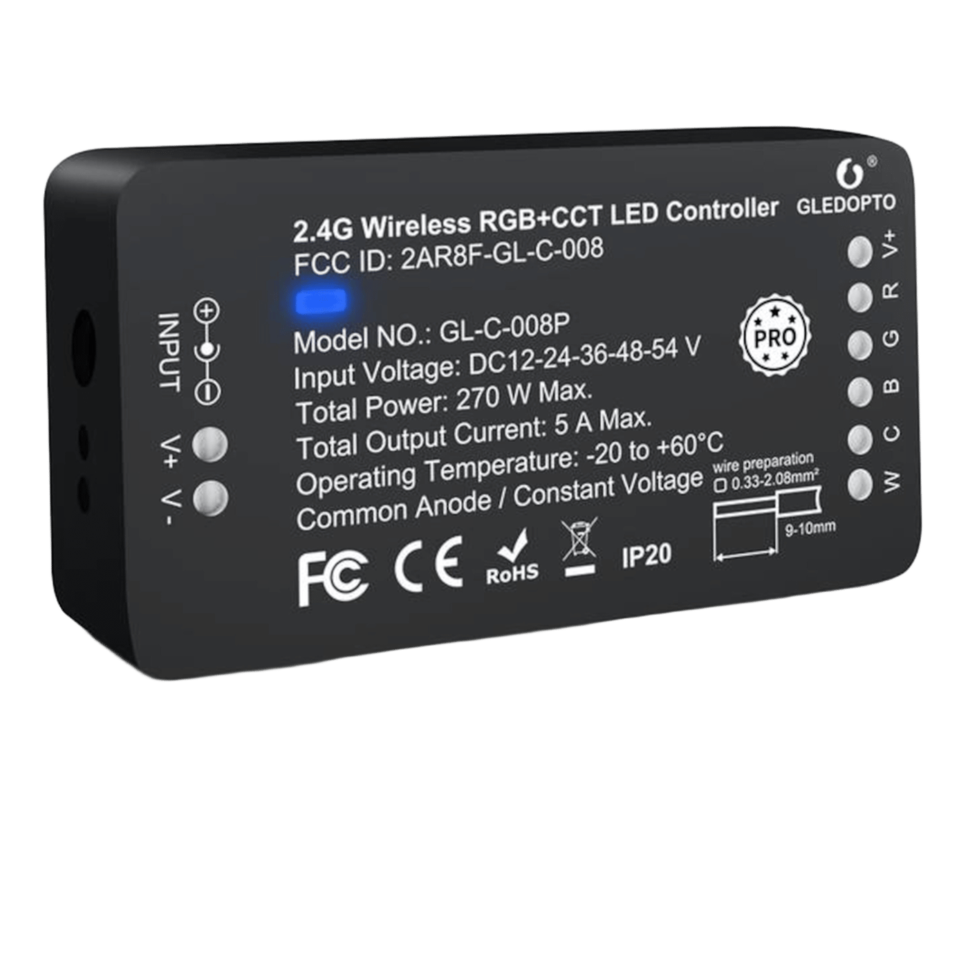 Gledopto LED-strip Hub Pro Zigbee-controller
